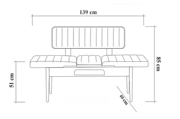 Matgrupp 5 delar Orrest 75 cm - Vit - Möbler - Bord & matgrupp - Matgrupp