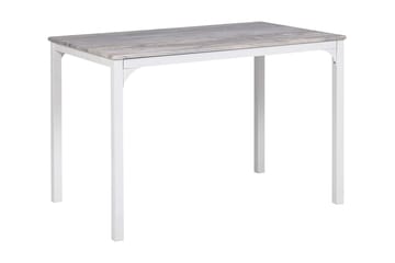 Matgrupp Almont 110 cm Inkl 4 Stolar - Grå/Vit - Möbler - Bord & matgrupp - Matgrupp