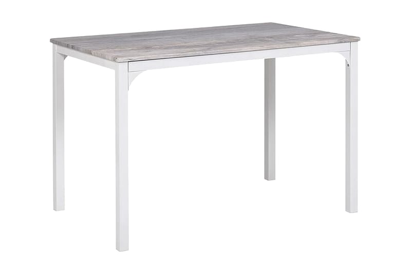 Matgrupp Almont 110 cm Inkl 4 Stolar - Grå/Vit - Möbler - Bord & matgrupp - Matgrupp