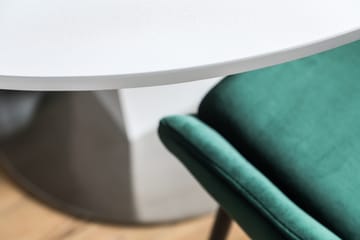 Matgrupp Blocco 120 cm med 4 Bergviken Stol - Vit|Grön - Möbler - Bord & matgrupp - Matgrupp