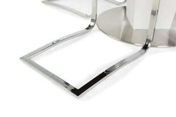 Matgrupp Blocco 120 cm med 4st Jack stolar Svart - Vit|Svart - Möbler - Bord & matgrupp - Matgrupp