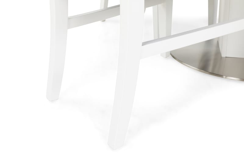 Matgrupp Blocco 120 cm med 4st Max stolar Svart - Vit|Svart - Matgrupp
