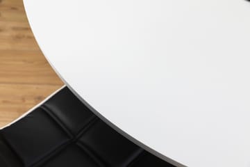 Matgrupp Blocco 120 cm med 4st Shaw stolar Svart - Vit|Svart - Möbler - Bord & matgrupp - Matgrupp