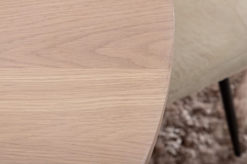 Matgrupp Cinaba 100 cm Rund inkl 4 Tommy Stolar - Beige/Vit/Svart - Möbler - Bord & matgrupp - Matgrupp