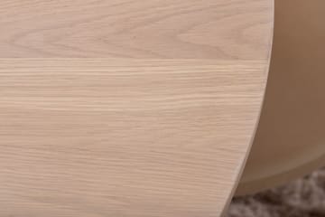 Matgrupp Cinaba 100 cm Rund inkl 4 Vomeli Stolar - Beige/Svart - Möbler - Bord & matgrupp - Matgrupp