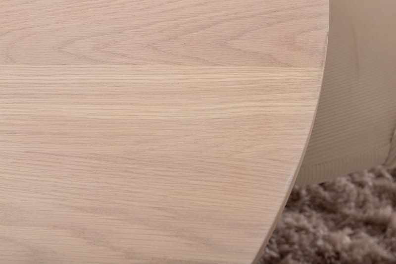 Matgrupp Cinaba 110 cm Rund inkl 4 Chantor Manchesterstolar - Beige/Svart - Möbler - Bord & matgrupp - Matgrupp