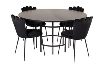 Matgrupp Copenhagen med 4 Limhamn Matstolar Svart - Furniture Fashion - Möbler - Bord & matgrupp - Matgrupp