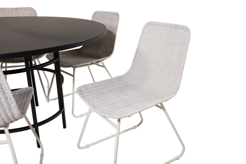 Matgrupp Copenhagen med 6 Ezra Matstolar Vit - Furniture Fashion - Möbler - Bord & matgrupp - Matgrupp