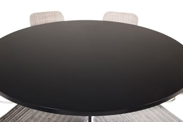Matgrupp Copenhagen med 6 Ezra Matstolar Vit - Furniture Fashion - Möbler - Bord & matgrupp - Matgrupp