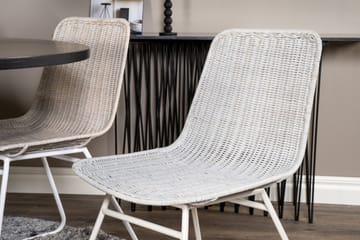 Matgrupp Copenhagen med 6 Ezra Matstolar Vit - Furniture Fashion - Möbler - Bord & matgrupp - Matgrupp