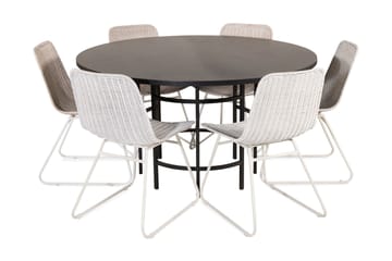 Matgrupp Copenhagen med 6 Ezra Matstolar Vit - Furniture Fashion - Möbler - Bord & matgrupp - Matgrupp