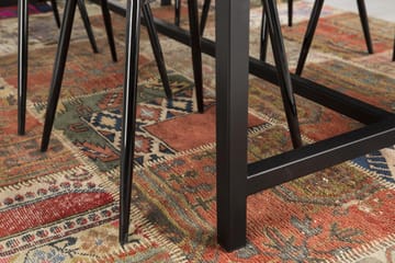 Matgrupp Evo 180 cm med 6 Naira Stol - Ljusgrå|Mörkgrå - Möbler - Bord & matgrupp - Matgrupp
