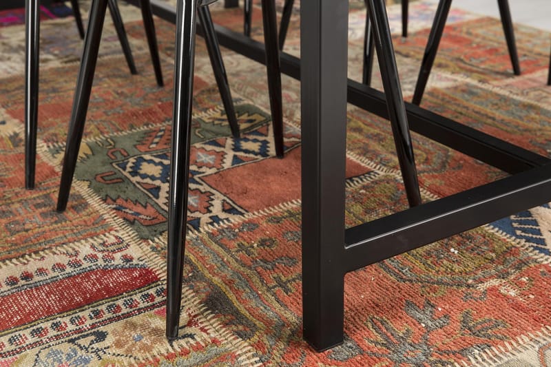 Matgrupp Evo 180 cm med 6 Naira Stol - Ljusgrå|Mörkgrå - Möbler - Bord & matgrupp - Matgrupp