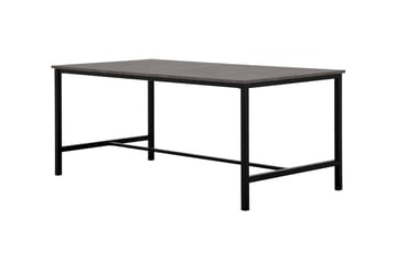Matgrupp Evo 180 cm med 6 Robledo Stol - Betong|Svart|PU|Krom - Möbler - Bord & matgrupp - Matgrupp