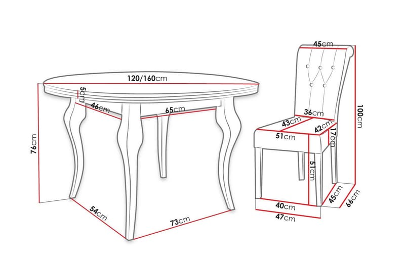 Matgrupp - Grå - Möbler - Bord & matgrupp - Matgrupp