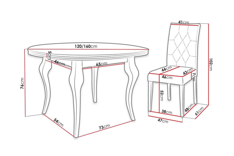 Matgrupp - Grå - Möbler - Bord & matgrupp - Matgrupp