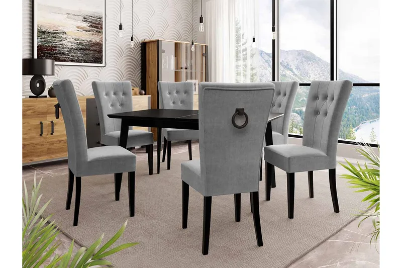 Matgrupp - Grå - Möbler - Bord & matgrupp - Matgrupp