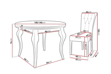 Matgrupp - Grå - Möbler - Bord & matgrupp - Matgrupp