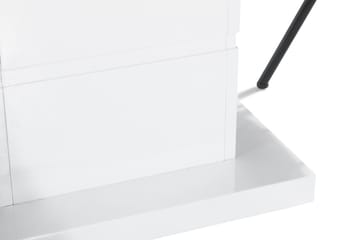 Matgrupp Griffith 160 cm med 4 Scale Stol Sammet - Vit|Grön - Möbler - Bord & matgrupp - Matgrupp