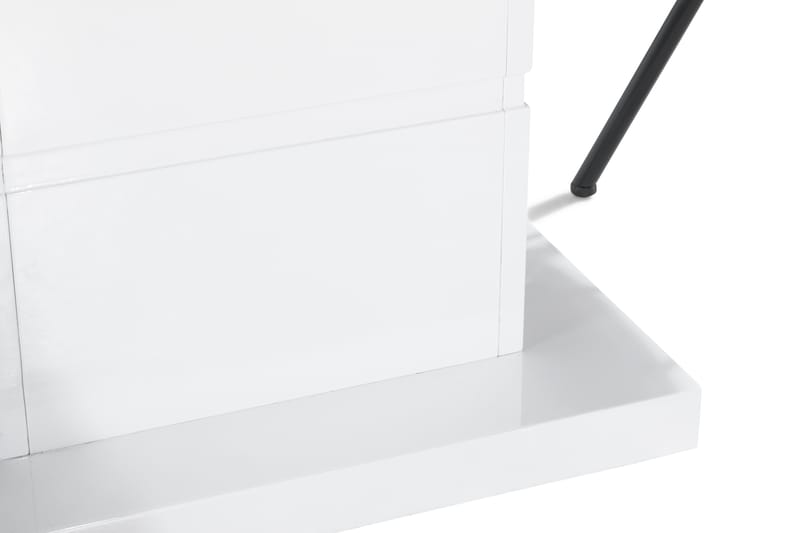 Matgrupp Griffith 160 cm med 4 Scale Stol Sammet - Vit|Grön - Möbler - Bord & matgrupp - Matgrupp