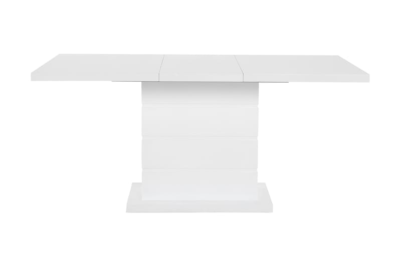 Matgrupp Griffith Förlängningsbar 120 cm med 4 Jack Stol - Vit|Grå|Krom - Möbler - Bord & matgrupp - Matgrupp