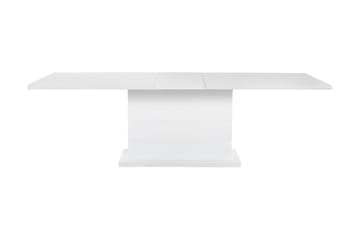 Matgrupp Griffith Förlängningsbar 180 cm med 6 Shaw Stol - Vit|Svart PU|Krom - Möbler - Bord & matgrupp - Matgrupp