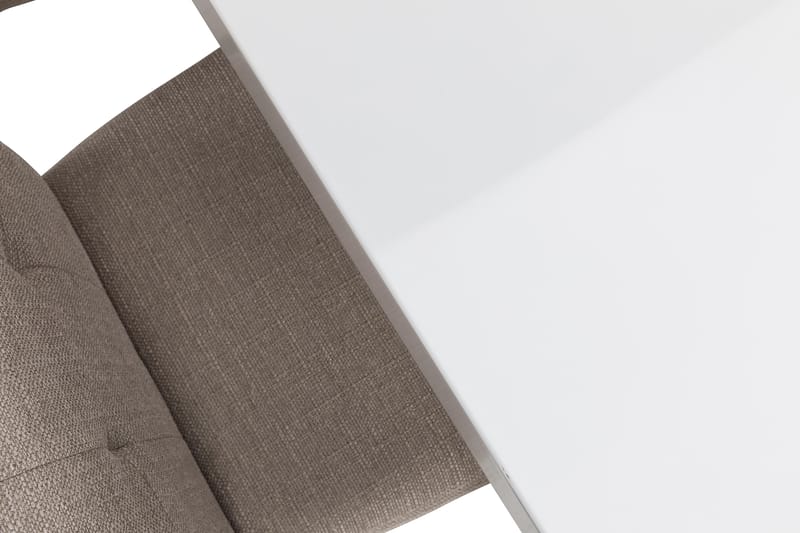 Matgrupp Jack 180 cm med 6 Leo Stol - Vit|Beige|Ek - Möbler - Bord & matgrupp - Matgrupp