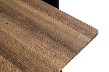 Matgrupp Jaunita 160 cm med 4 Naira Stol - Brun|Svart - Möbler - Bord & matgrupp - Matgrupp