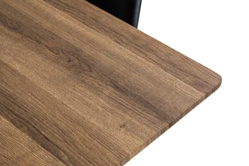 Matgrupp Jaunita 160 cm med 4 Scale Stol - Brun|Svart - Möbler - Bord & matgrupp - Matgrupp
