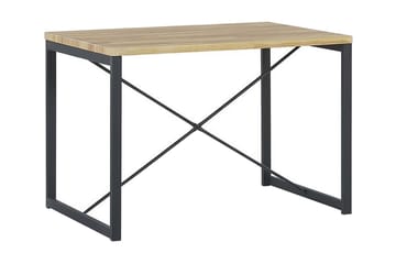 Matgrupp Kersal 110 cm Inkl 2 stolar + Bänk - Ljusbrun/Svart - Möbler - Bord & matgrupp - Matgrupp