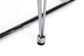Matgrupp Kronblom 120 cm  4 st Jessed Matstol - Grå|Vit|Krom - Möbler - Bord & matgrupp - Matgrupp