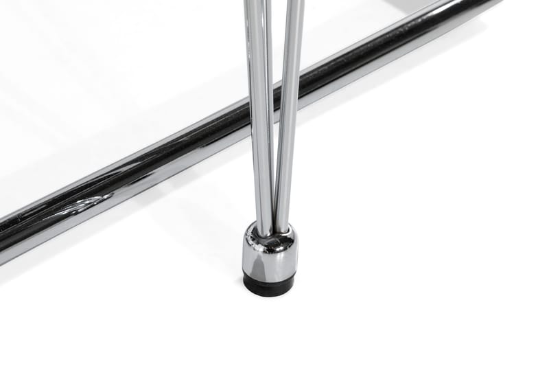 Matgrupp Kronblom 120 cm  4 st Jessed Matstol - Grå|Vit|Krom - Möbler - Bord & matgrupp - Matgrupp