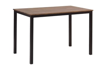 Matgrupp Krouna 110 cm Inkl 4 Stolar - Mörkbrun/Svart - Möbler - Bord & matgrupp - Matgrupp