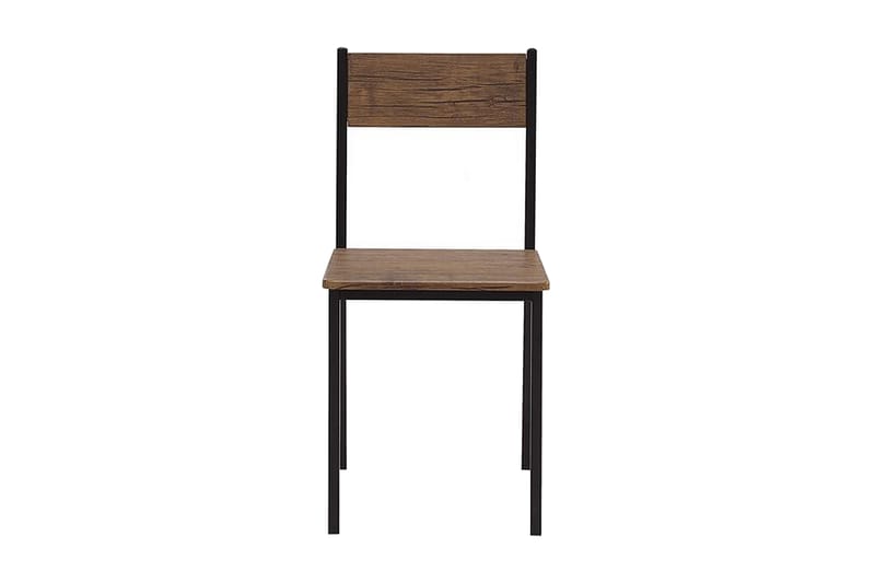 Matgrupp Krouna 110 cm Inkl 4 Stolar - Mörkbrun/Svart - Möbler - Bord & matgrupp - Matgrupp