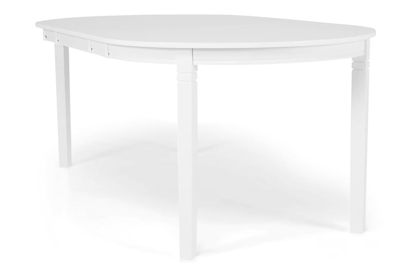 Matgrupp Lowisa Förlängningsbar 150 cm med 6 Emmie Stol - Vit|Grå - Möbler - Bord & matgrupp - Matgrupp