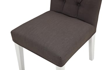 Matgrupp Lowisa Förlängningsbar 150 cm med 6 Emmie Stol - Vit|Grå - Möbler - Bord & matgrupp - Matgrupp