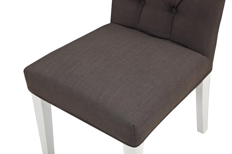 Matgrupp Lowisa Förlängningsbar 150 cm med 6 Emmie Stol - Vit|Grå - Möbler - Bord & matgrupp - Matgrupp