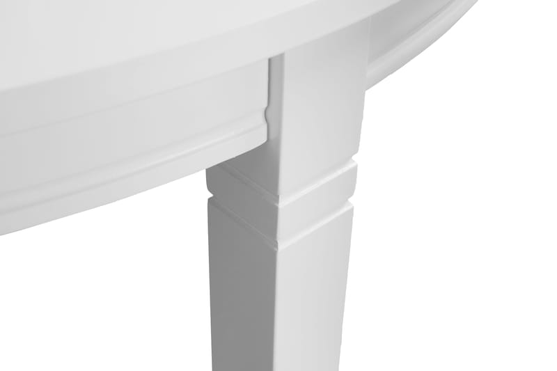 Matgrupp Lowisa Förlängningsbar 150 cm Oval med 6 Leo Stol - Vit|Svart - Möbler - Bord & matgrupp - Matgrupp