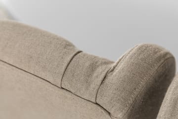 Matgrupp Lowisa Förlängningsbar med 4 Isolde Stol - Vit|Beige - Möbler - Bord & matgrupp - Matgrupp