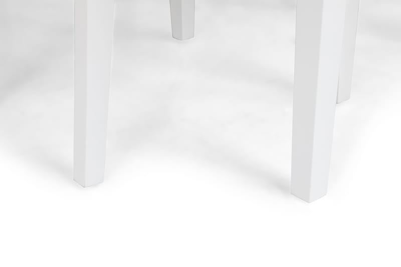 Matgrupp Montague 140 cm med 4 Leo Stol - Betonglook|Vit|Svart PU - Möbler - Bord & matgrupp - Matgrupp