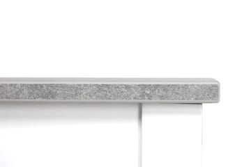 Matgrupp Montague 140 cm med 4 Naira Stol - Betonglook|Vit|Grå|Svart - Möbler - Bord & matgrupp - Matgrupp