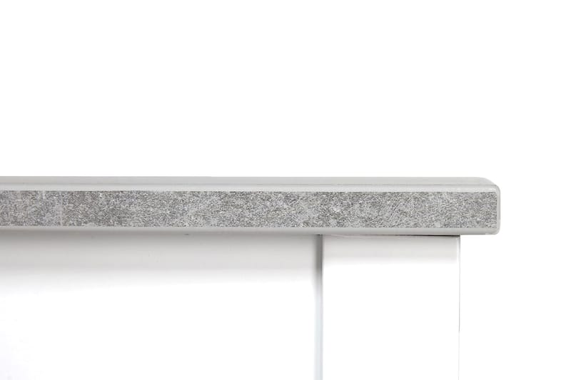 Matgrupp Montague 140 cm med 4 Naira Stol - Betonglook|Vit|Grå|Svart - Möbler - Bord & matgrupp - Matgrupp