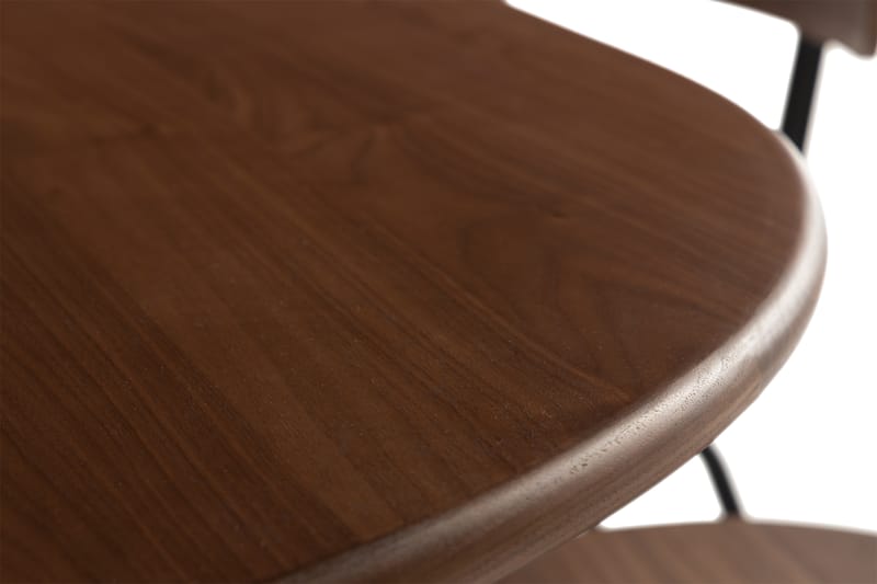 Matgrupp Neandir 220 cm Oval inkl 6 Stolar - Valnöt/Natur - Möbler - Bord & matgrupp - Matgrupp