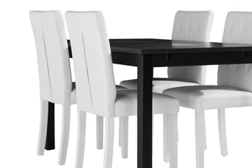 Matgrupp Octavia 140 cm inkl 4 Sonnarp Stolar - Svart - Möbler - Bord & matgrupp - Matgrupp