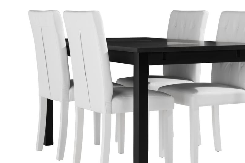 Matgrupp Octavia 140 cm inkl 4 Sonnarp Stolar - Svart - Möbler - Bord & matgrupp - Matgrupp