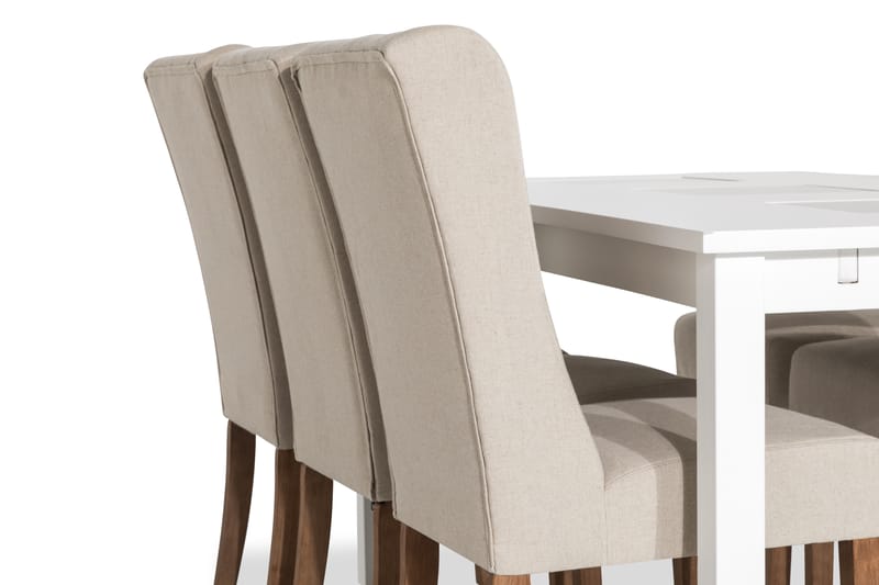 Matgrupp Octavia 180 cm med 6 Isolde Stol - Vintage Alm|Beige - Matgrupp