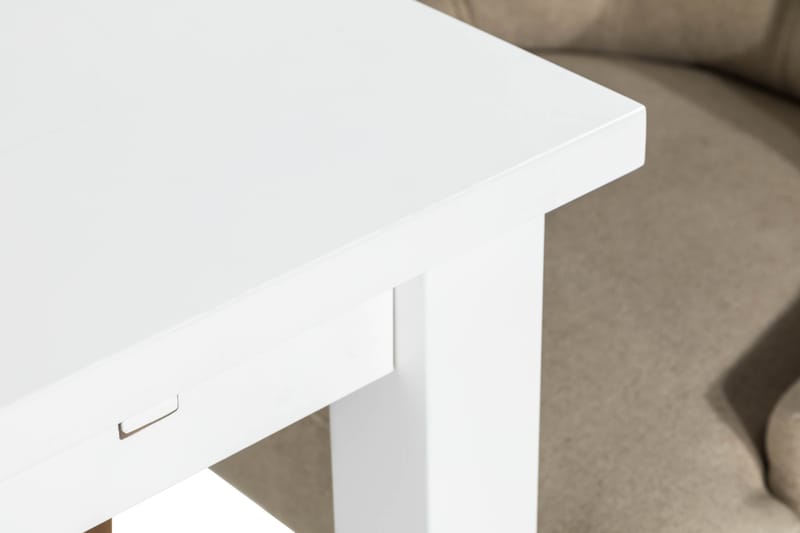 Matgrupp Octavia 180x90 Vit/Beige - Med 6st Ophelia Stolar - Möbler - Bord & matgrupp - Matgrupp