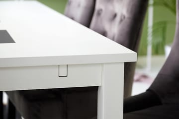 Matgrupp Octavia Förlängningsbar 180 cm med 6 Ophelia Stol - Vit|Grå - Möbler - Bord & matgrupp - Matgrupp