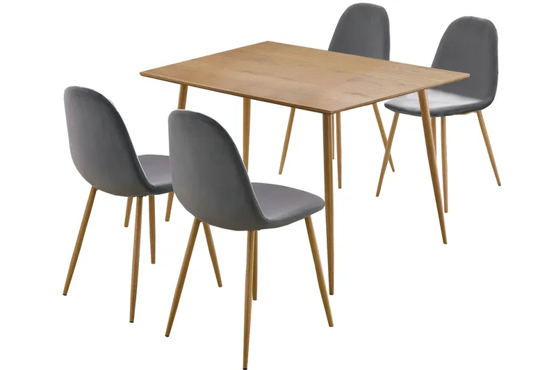 Matgrupp Reddeer 120 cm, Antracit/Natur