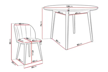 Matgrupp - Rosa - Möbler - Bord & matgrupp - Matgrupp